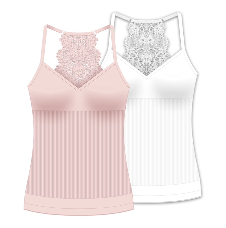 7118Seamless Padded Cami with Removable Cups