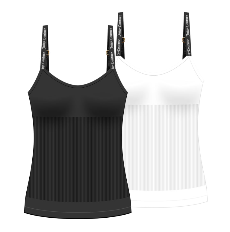 7139Seamless Shaping Cami with Logo Straps