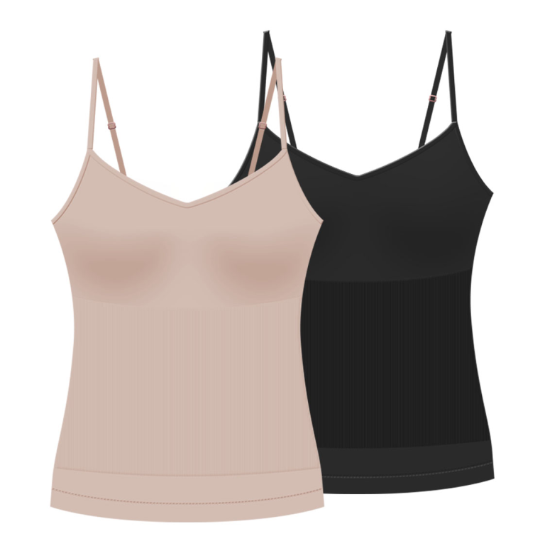 Seamless Shaping Cami with V-neck